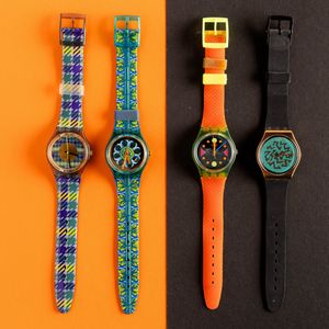 Swatch : Quattro Swatch NOS  - Asta Swatch my Valentine - Associazione Nazionale - Case d'Asta italiane