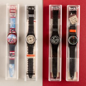 Swatch : Quattro Swatch NOS  - Asta Swatch my Valentine - Associazione Nazionale - Case d'Asta italiane