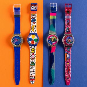 Swatch : Quattro Swatch Lady NOS  - Asta Swatch my Valentine - Associazione Nazionale - Case d'Asta italiane