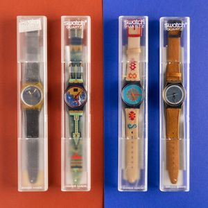 Swatch : Quattro Swatch NOS  - Asta Swatch my Valentine - Associazione Nazionale - Case d'Asta italiane