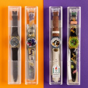 Swatch : Quattro Swatch NOS  - Asta Swatch my Valentine - Associazione Nazionale - Case d'Asta italiane