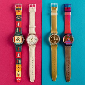 Swatch : Quattro Swatch NOS  - Asta Swatch my Valentine - Associazione Nazionale - Case d'Asta italiane
