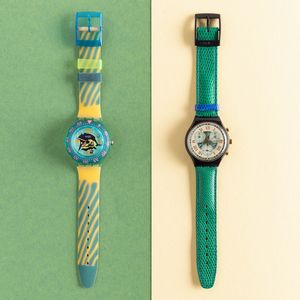 Swatch : Swatch Scuba e Swatch Chrono NOS  - Asta Swatch my Valentine - Associazione Nazionale - Case d'Asta italiane