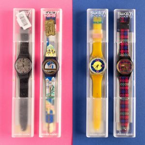 Swatch : Quattro Swatch NOS  - Asta Swatch my Valentine - Associazione Nazionale - Case d'Asta italiane