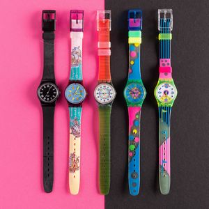 Swatch : Cinque Swatch Lady NOS  - Asta Swatch my Valentine - Associazione Nazionale - Case d'Asta italiane