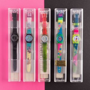 Swatch : Cinque Swatch Lady NOS  - Asta Swatch my Valentine - Associazione Nazionale - Case d'Asta italiane