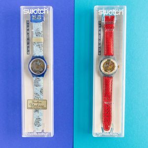 Swatch : Due Swatch Automatici NOS  - Asta Swatch my Valentine - Associazione Nazionale - Case d'Asta italiane