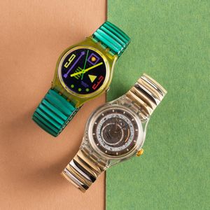 Swatch - Due Swatch bracciale elastico NOS
