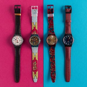 Swatch : Quattro Swatch NOS  - Asta Swatch my Valentine - Associazione Nazionale - Case d'Asta italiane