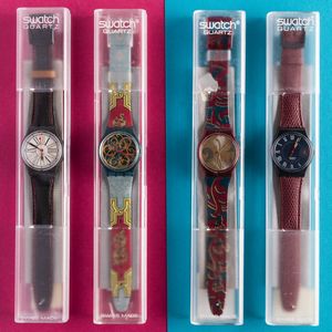 Swatch : Quattro Swatch NOS  - Asta Swatch my Valentine - Associazione Nazionale - Case d'Asta italiane