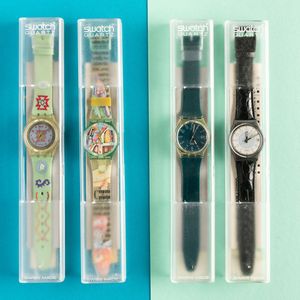 Swatch : Quattro Swatch NOS  - Asta Swatch my Valentine - Associazione Nazionale - Case d'Asta italiane
