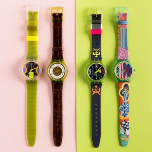 Swatch : Quattro Swatch NOS  - Asta Swatch my Valentine - Associazione Nazionale - Case d'Asta italiane