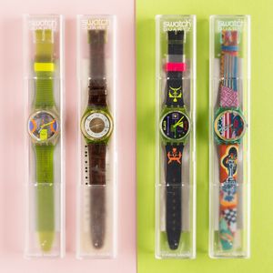 Swatch : Quattro Swatch NOS  - Asta Swatch my Valentine - Associazione Nazionale - Case d'Asta italiane