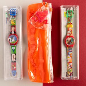 Swatch : Tre Swatch NOS  - Asta Swatch my Valentine - Associazione Nazionale - Case d'Asta italiane
