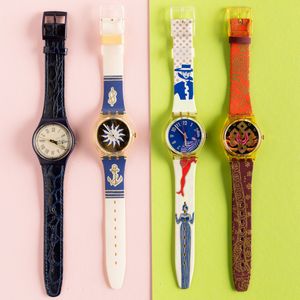 Swatch : Quattro Swatch Lady NOS  - Asta Swatch my Valentine - Associazione Nazionale - Case d'Asta italiane