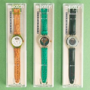 Swatch : Tre Swatch Automatici NOS  - Asta Swatch my Valentine - Associazione Nazionale - Case d'Asta italiane