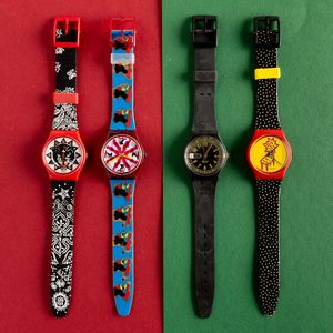 Swatch : Quattro Swatch NOS  - Asta Swatch my Valentine - Associazione Nazionale - Case d'Asta italiane
