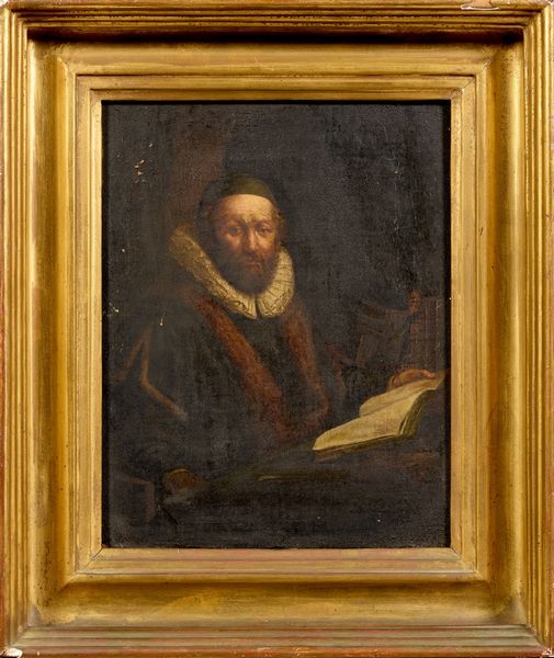 Ignoto del XIX secolo : Gentiluomo nello studio  - Asta PARADE I - Arredi, Maioliche e Dipinti Antichi - Associazione Nazionale - Case d'Asta italiane