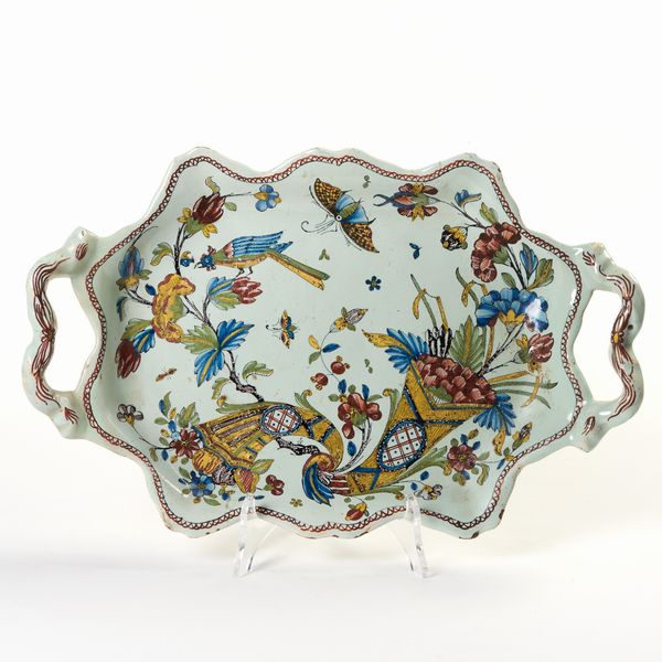 Vassoio in maiolica policroma  - Asta PARADE I - Arredi, Maioliche e Dipinti Antichi - Associazione Nazionale - Case d'Asta italiane
