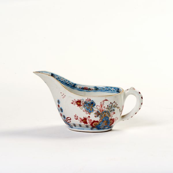 Salsiera in porcellana policroma  - Asta PARADE I - Arredi, Maioliche e Dipinti Antichi - Associazione Nazionale - Case d'Asta italiane