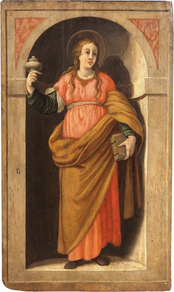 Scuola emiliana del XVI secolo : Santa Prassede  - Asta PARADE I - Arredi, Maioliche e Dipinti Antichi - Associazione Nazionale - Case d'Asta italiane