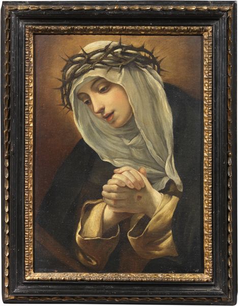 Scuola toscana fine XVII secolo : Santa Caterina  - Asta PARADE I - Arredi, Maioliche e Dipinti Antichi - Associazione Nazionale - Case d'Asta italiane