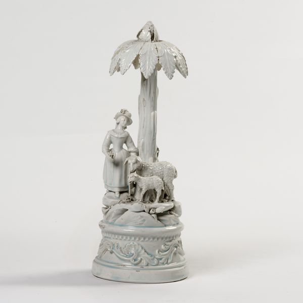 Pastorella e agnelli sotto una palma  - Asta PARADE I - Arredi, Maioliche e Dipinti Antichi - Associazione Nazionale - Case d'Asta italiane