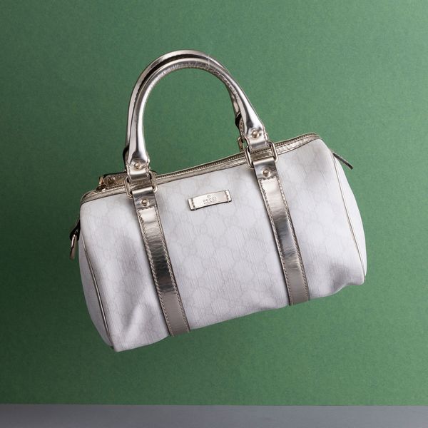 Gucci Boston Supreme Joy Bianco  - Asta Fashion Vintage - Associazione Nazionale - Case d'Asta italiane
