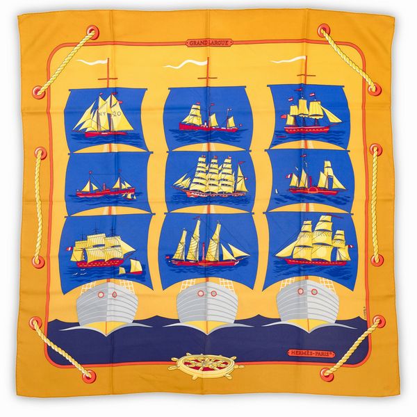 Hermes Carr Grand Largue  - Asta Fashion Vintage - Associazione Nazionale - Case d'Asta italiane