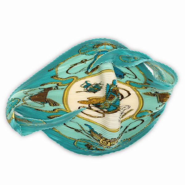 Hermes Foulard Plissc Springs  - Asta Fashion Vintage - Associazione Nazionale - Case d'Asta italiane