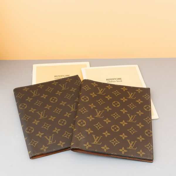Louis Vuitton 2 Rubriche con ricambi  - Asta Fashion Vintage - Associazione Nazionale - Case d'Asta italiane