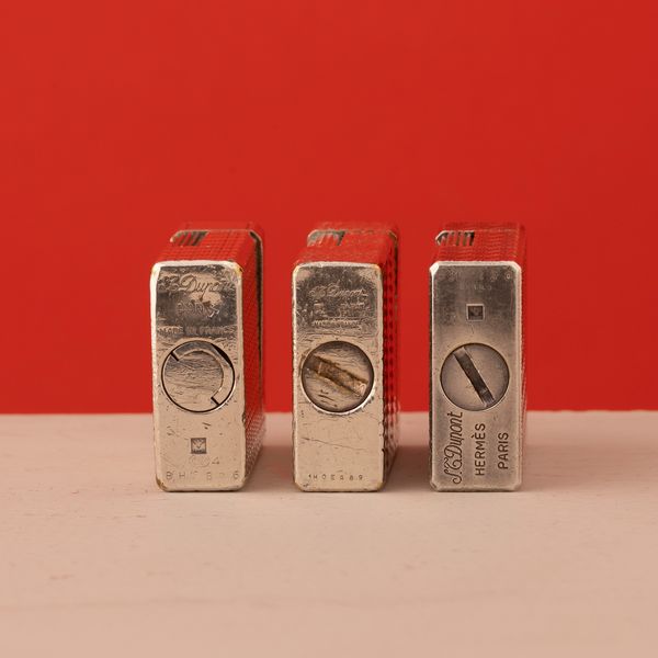 Dupont lotto di tre Accendini  - Asta Fashion Vintage - Associazione Nazionale - Case d'Asta italiane
