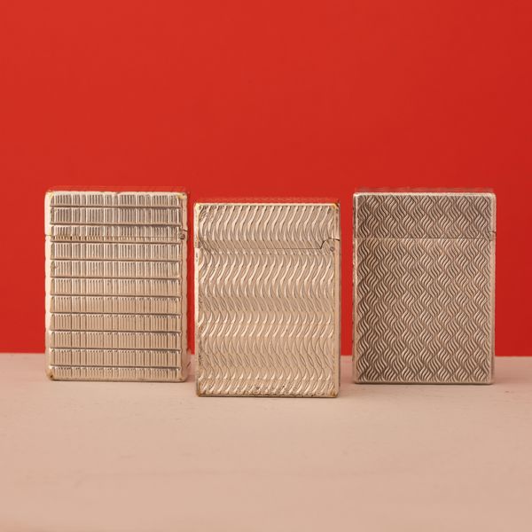 Dupont lotto di tre Accendini  - Asta Fashion Vintage - Associazione Nazionale - Case d'Asta italiane
