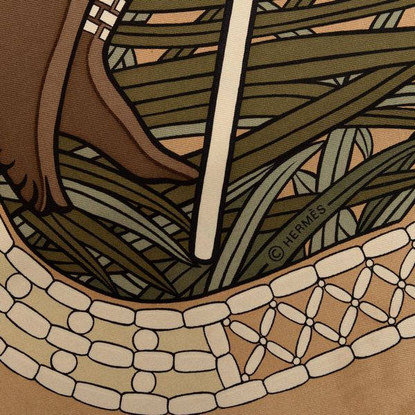 Hermes Carr Tresor Royal du Benin  - Asta Fashion Vintage - Associazione Nazionale - Case d'Asta italiane