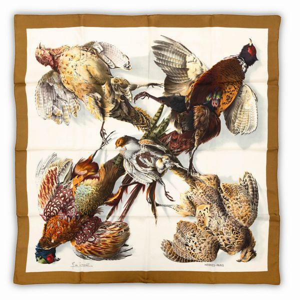 Hermes Carr firmato H. de Linares  - Asta Fashion Vintage - Associazione Nazionale - Case d'Asta italiane