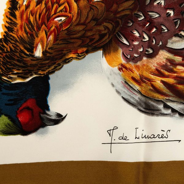 Hermes Carr firmato H. de Linares  - Asta Fashion Vintage - Associazione Nazionale - Case d'Asta italiane