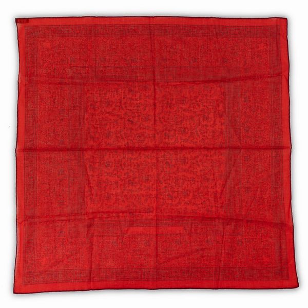 Hermes foulard in cotone 2008 Fantaisies indiennes  - Asta Fashion Vintage - Associazione Nazionale - Case d'Asta italiane