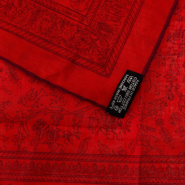 Hermes foulard in cotone 2008 Fantaisies indiennes  - Asta Fashion Vintage - Associazione Nazionale - Case d'Asta italiane