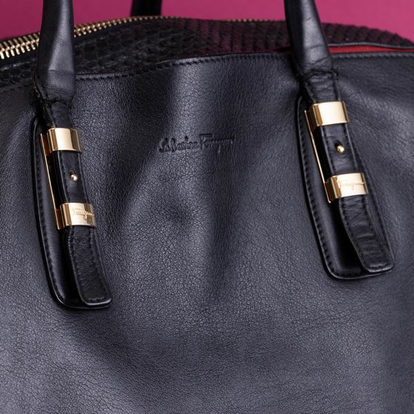 Salvatore Ferragamo Maxi Borsa  - Asta Fashion Vintage - Associazione Nazionale - Case d'Asta italiane