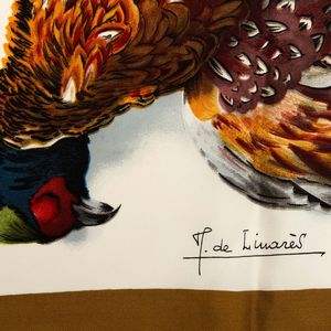 Hermes Carr firmato H. de Linares  - Asta Fashion Vintage - Associazione Nazionale - Case d'Asta italiane