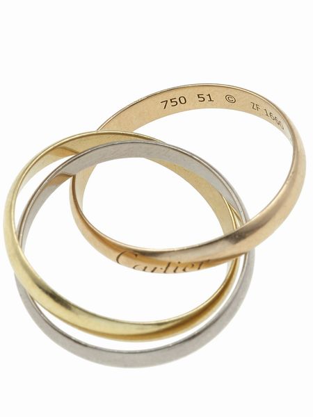 Cartier. Anello Trinity  - Asta Gioielli - Associazione Nazionale - Case d'Asta italiane