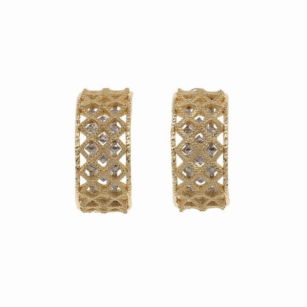 Orecchini a semi cerchio  - Asta Gioielli - Associazione Nazionale - Case d'Asta italiane