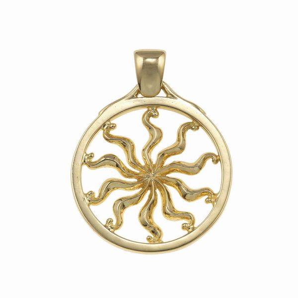 Cusi. Pendente sole  - Asta Gioielli - Associazione Nazionale - Case d'Asta italiane