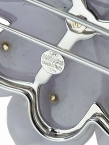 Sabbadini. Demi-parure composta da spilla ed orecchini con diamanti e giadeite viola  - Asta Gioielli - Associazione Nazionale - Case d'Asta italiane