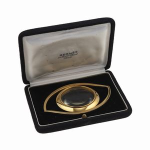 Herms. LOeil de Clopatre by Jean Cocteau, lente di ingrandimento  - Asta Gioielli - Associazione Nazionale - Case d'Asta italiane