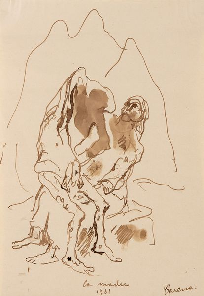 Felice Carena : La madre  - Asta PARADE II - Dipinti e Disegni del XIX e XX secolo - Associazione Nazionale - Case d'Asta italiane