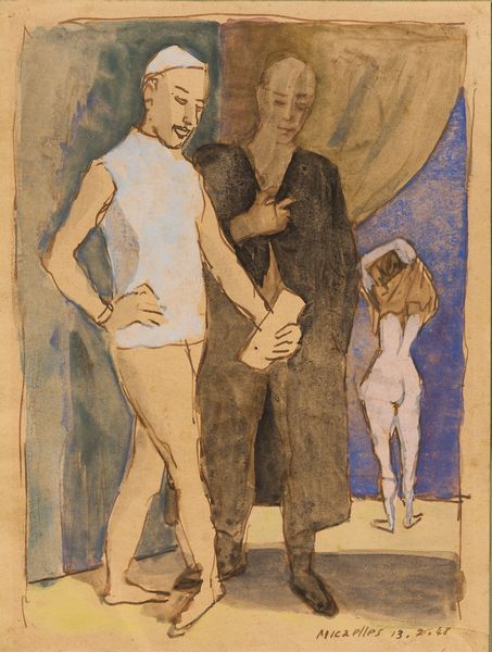 RAM (Ruggero Alfredo Michahelles) : I Saltimbanchi  - Asta PARADE II - Dipinti e Disegni del XIX e XX secolo - Associazione Nazionale - Case d'Asta italiane