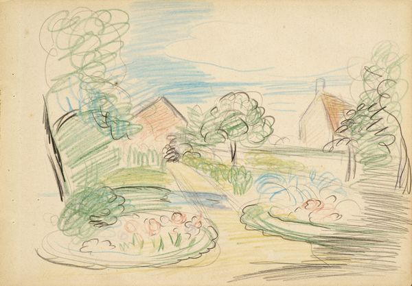 Elisabeth Chaplin : Paesaggio  - Asta PARADE II - Dipinti e Disegni del XIX e XX secolo - Associazione Nazionale - Case d'Asta italiane