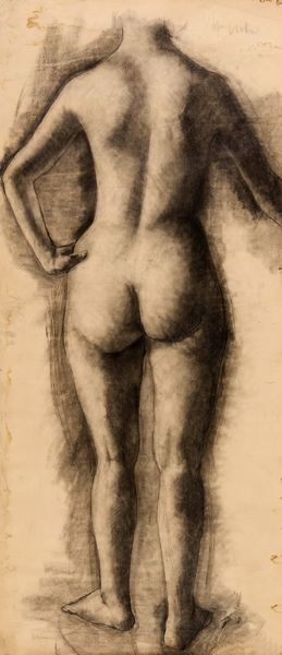 Ignoto del XX secolo : Nudo di schiena  - Asta PARADE II - Dipinti e Disegni del XIX e XX secolo - Associazione Nazionale - Case d'Asta italiane