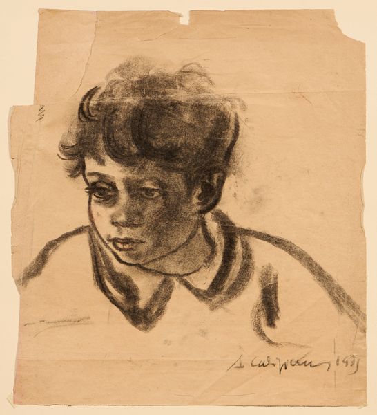 Alberto Caligiani : Testa di ragazzo  - Asta PARADE II - Dipinti e Disegni del XIX e XX secolo - Associazione Nazionale - Case d'Asta italiane